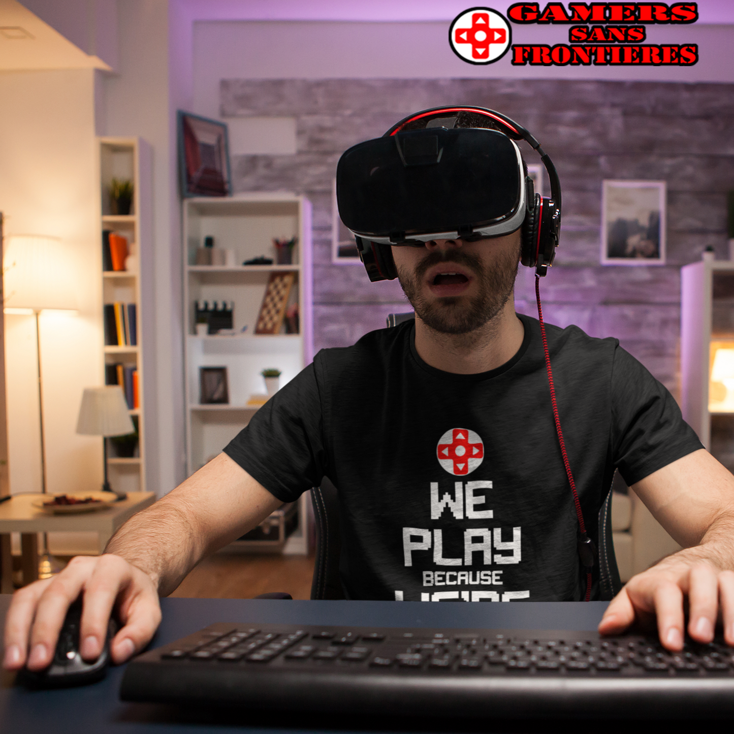 We Play Because We're Needed Unisex Tee