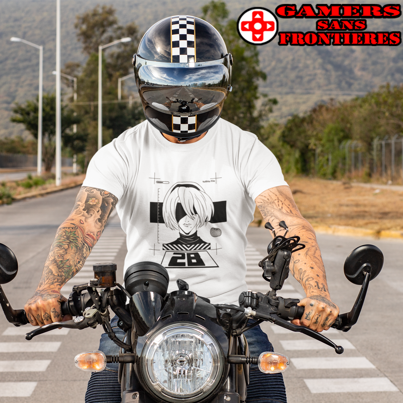 Nier: Automata Men's Tee - 2B file