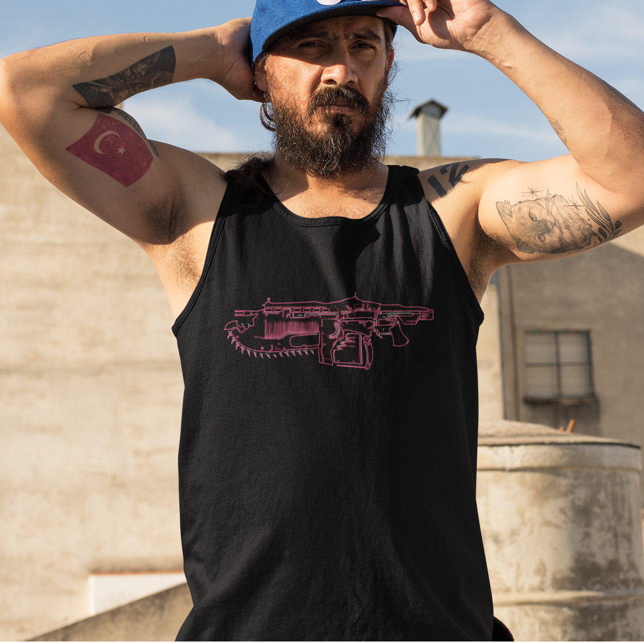 Men's Tank - Neon Lancer