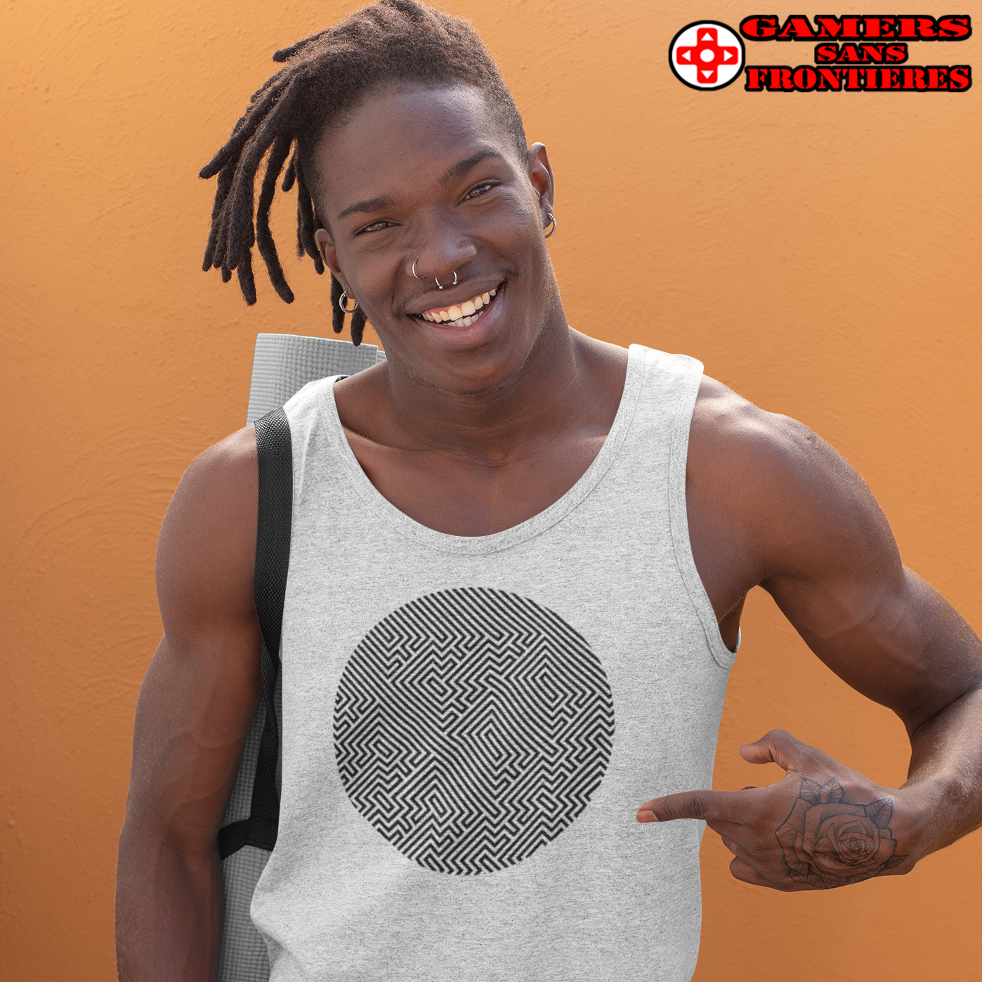 Men's Tank - Tetris Stealth
