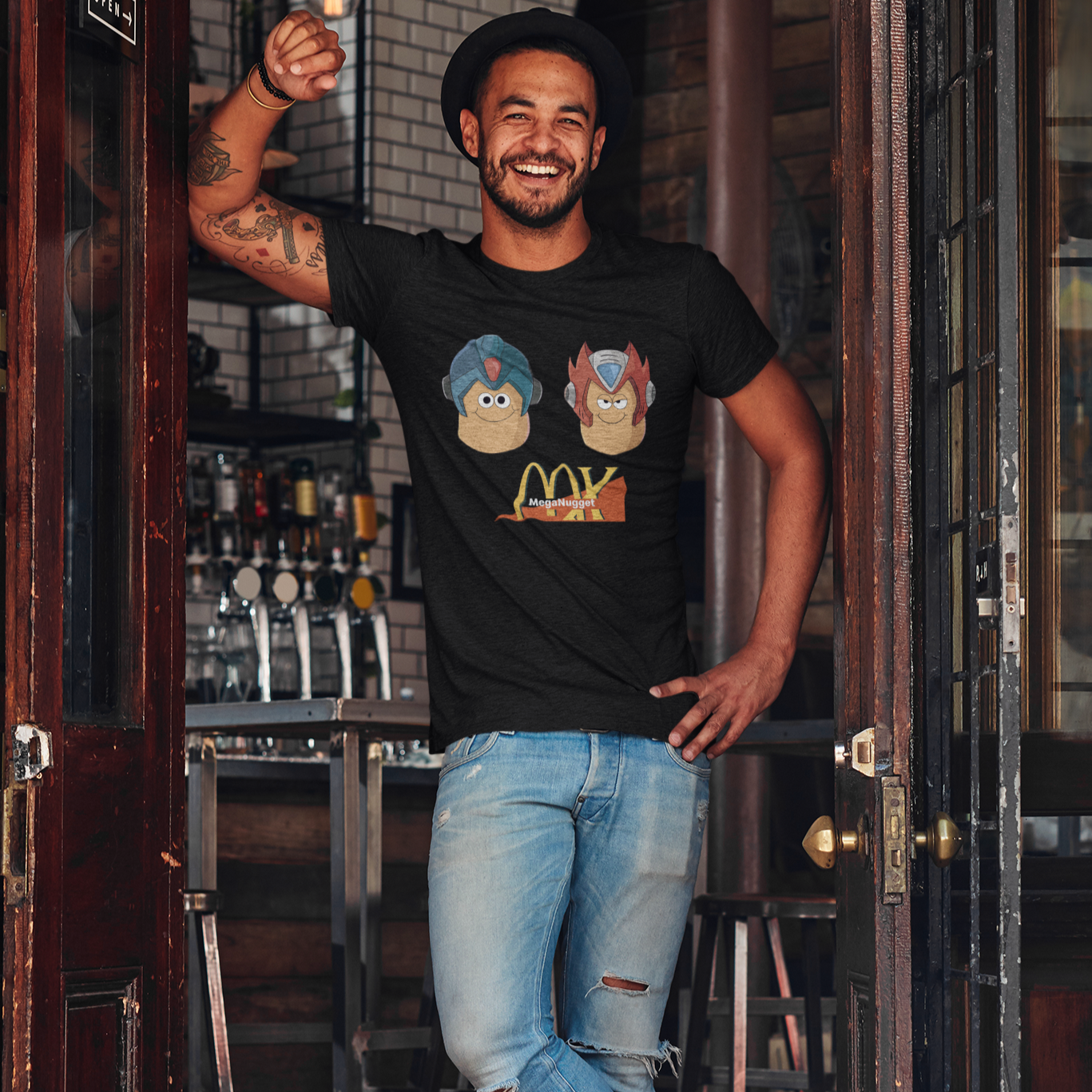 Mega Man X Men's Tee - Mega Nugget X