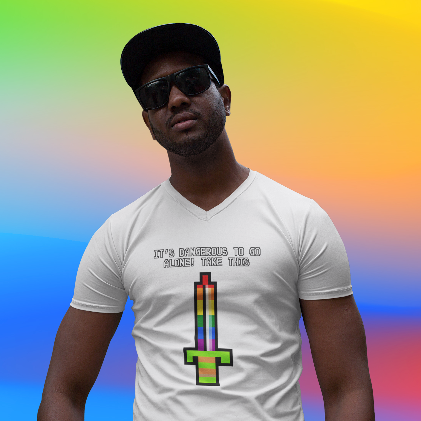 The Legend of Zelda Men's V Tee - Going Solo