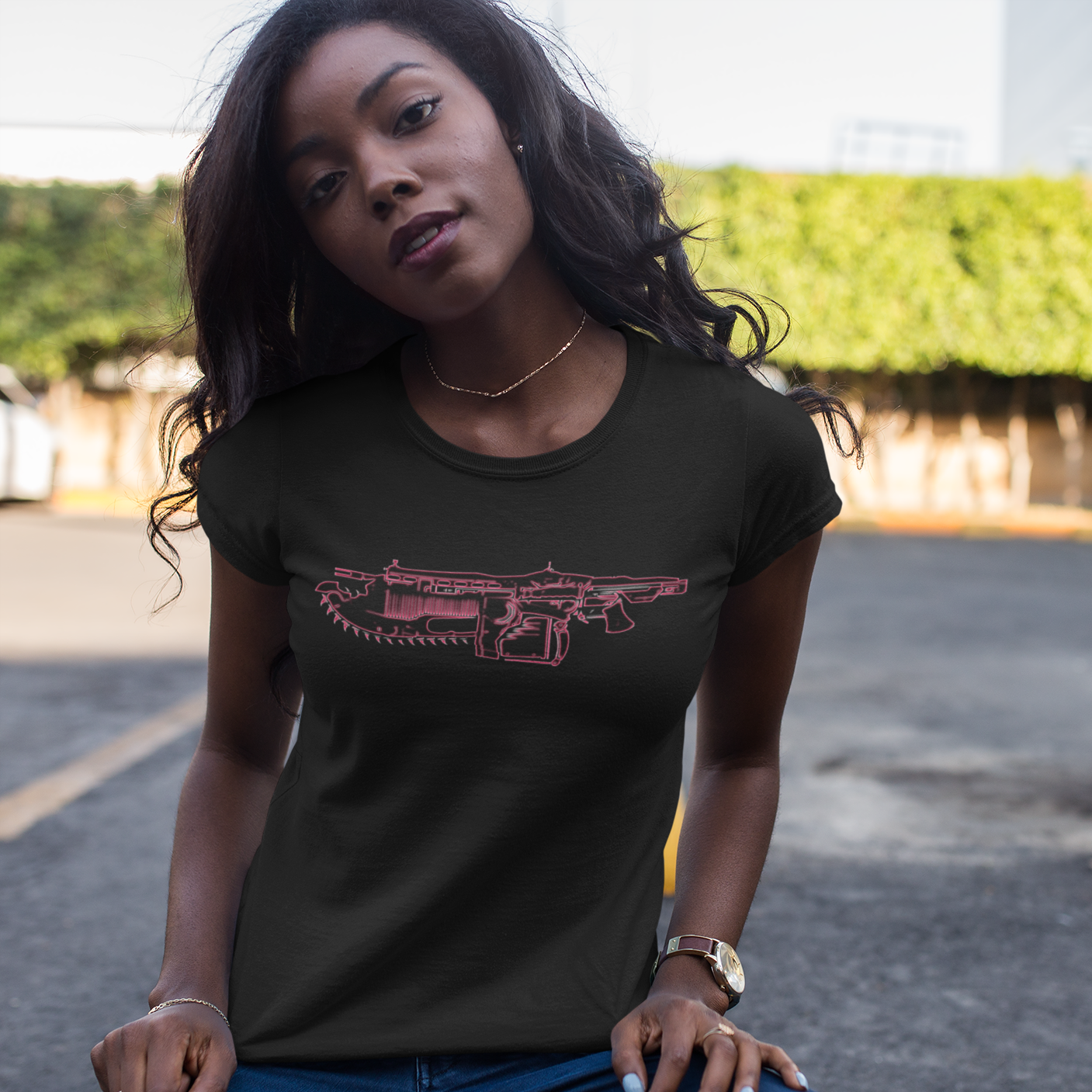 Women's Tee - Neon Lancer