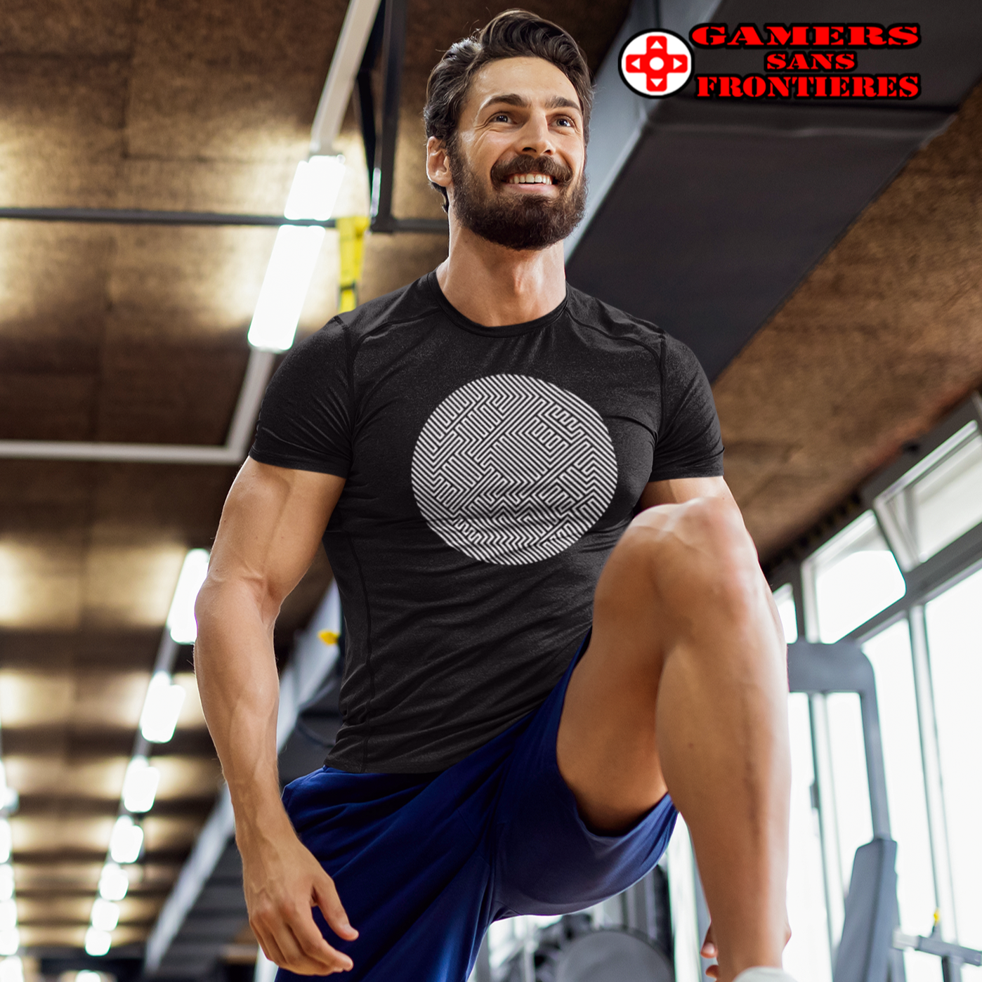 Super Mario Bros Men's Tee - Mushroom Stealth