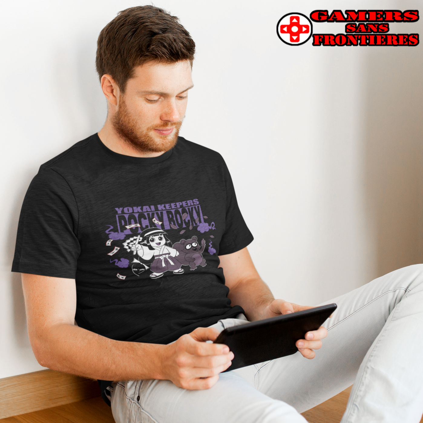 Pocky & Rocky Men's Tee - Yokai Keepers