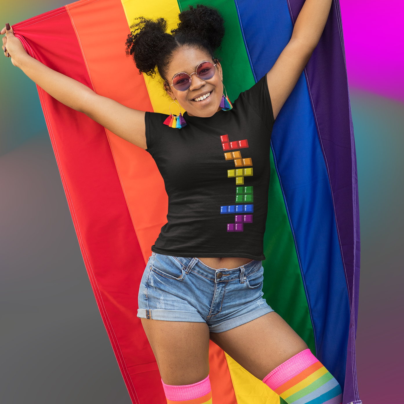 Women's Tee - Blocks' Diversity