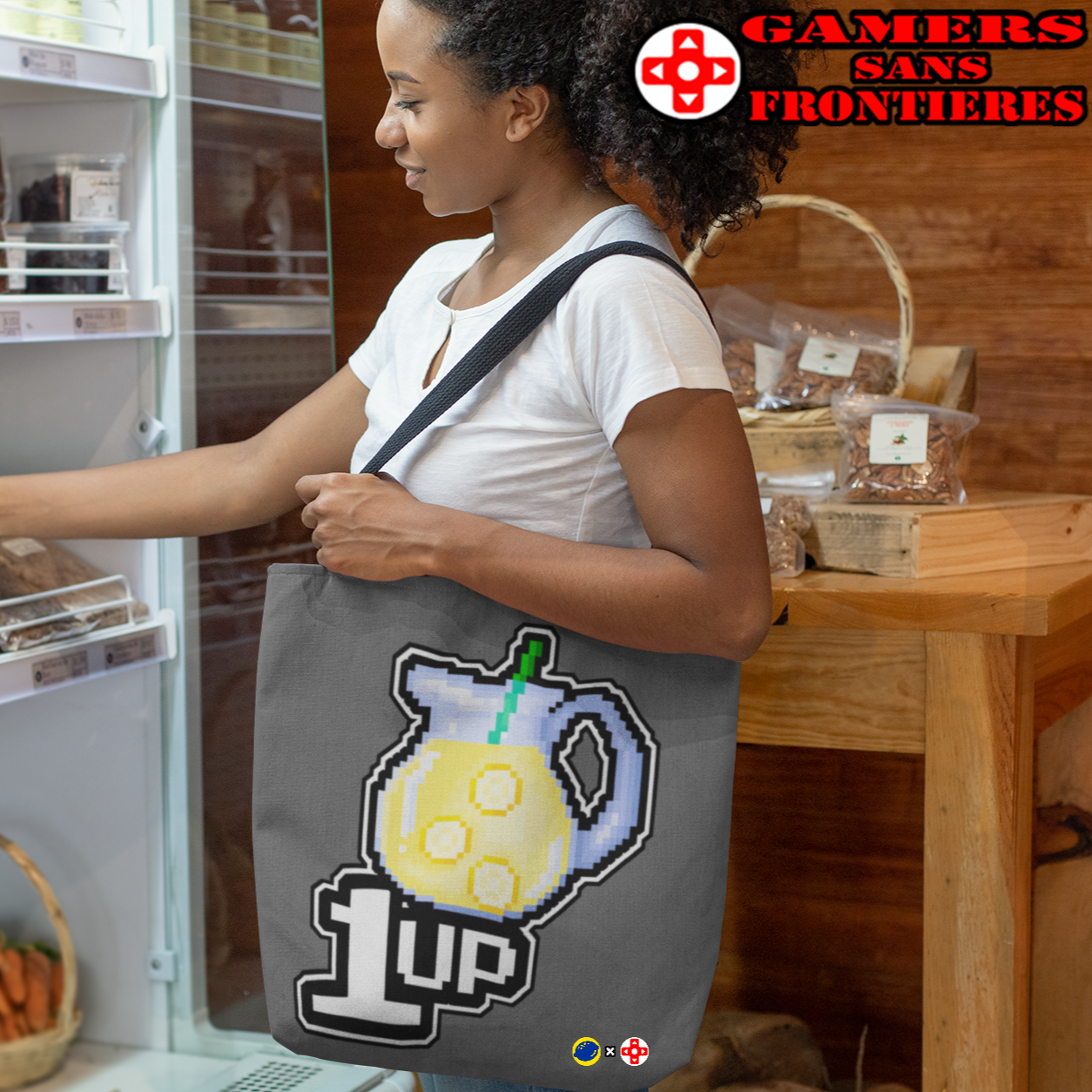ALS x GSF Tote Bag - +1UP Lemonade