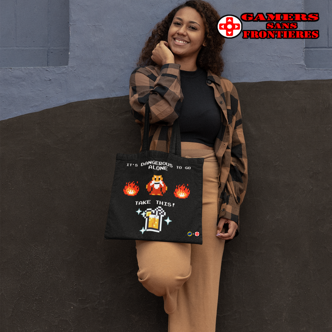 ALS x GSF Tote Bag - It's Dangerous to go Alone