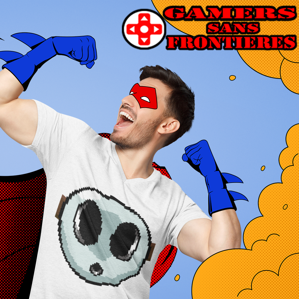 Super Mario Men's V Tee - Do be Shy