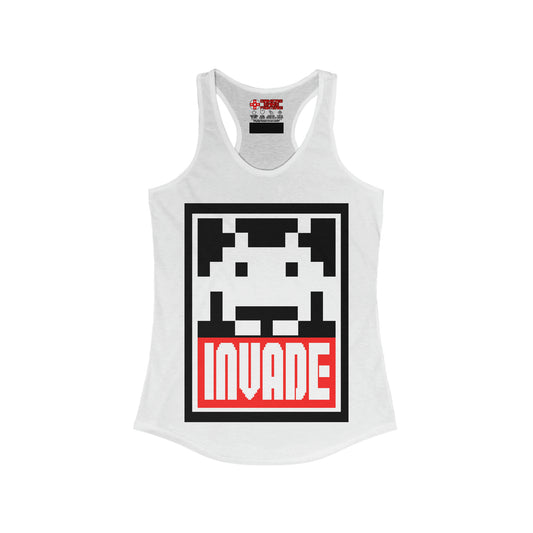 Women's Racerback Tank - Invade & Obey