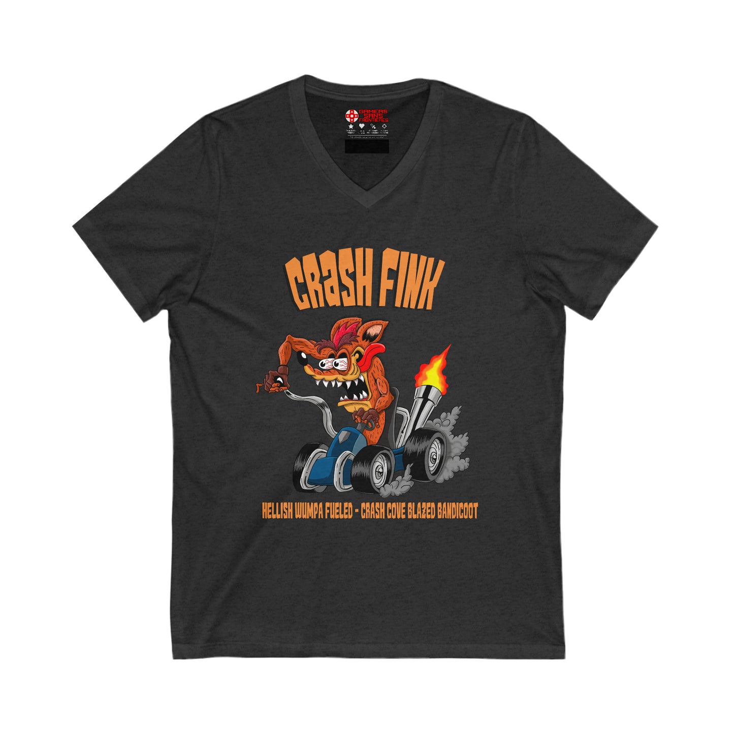 Crash Bandicoot Men's V Tee - Crash Fink