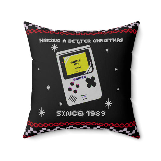 Christmas Pillow - GameBoy