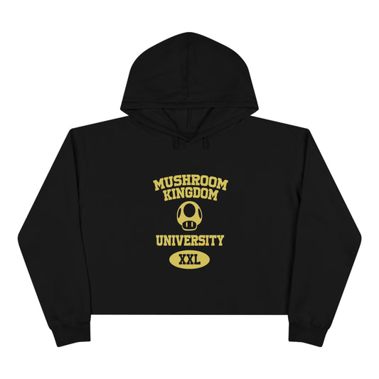 Mushroom Kingdom University Cropped Hoodie