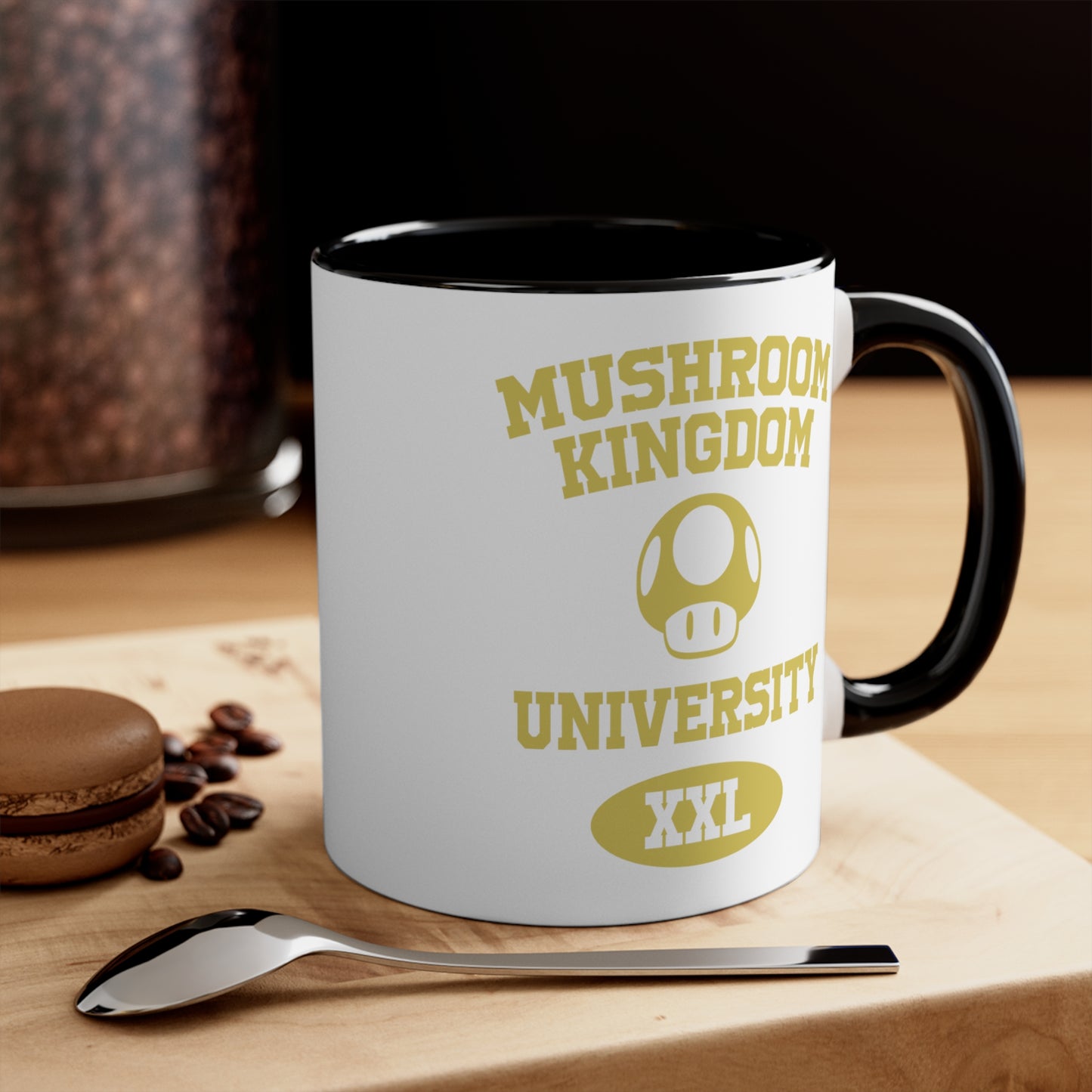 Mushroom Kingdom University Mug, 11oz