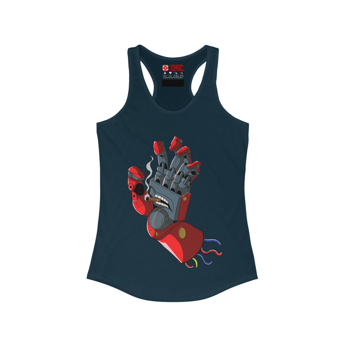 Women's Racerback Tank - Boss’ Smoking Hand