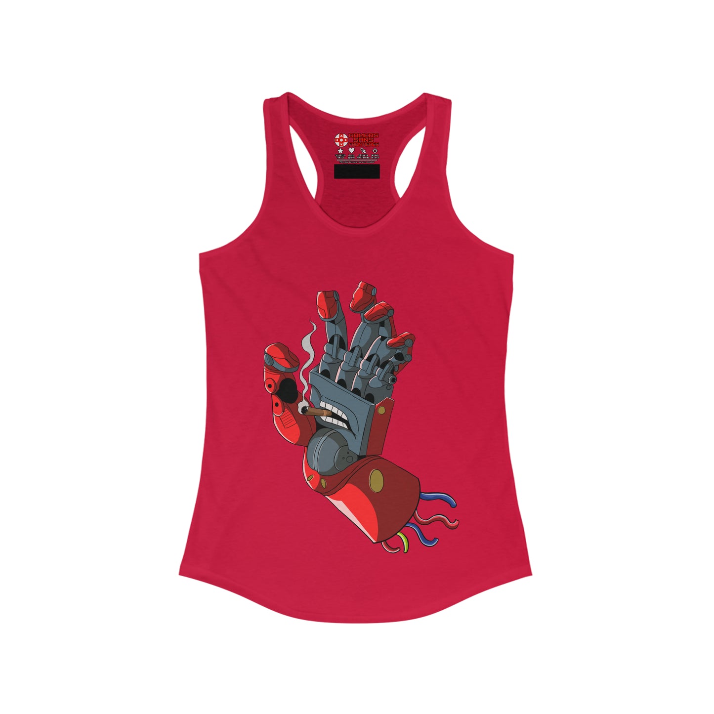 Women's Racerback Tank - Boss’ Smoking Hand