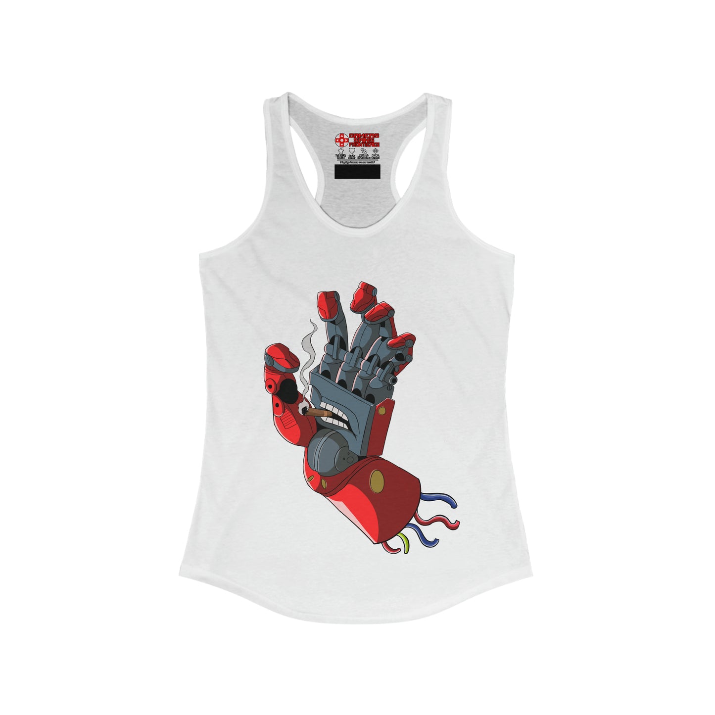 Women's Racerback Tank - Boss’ Smoking Hand