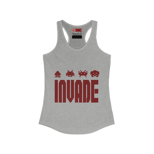Women's Racerback Tank - Invasion