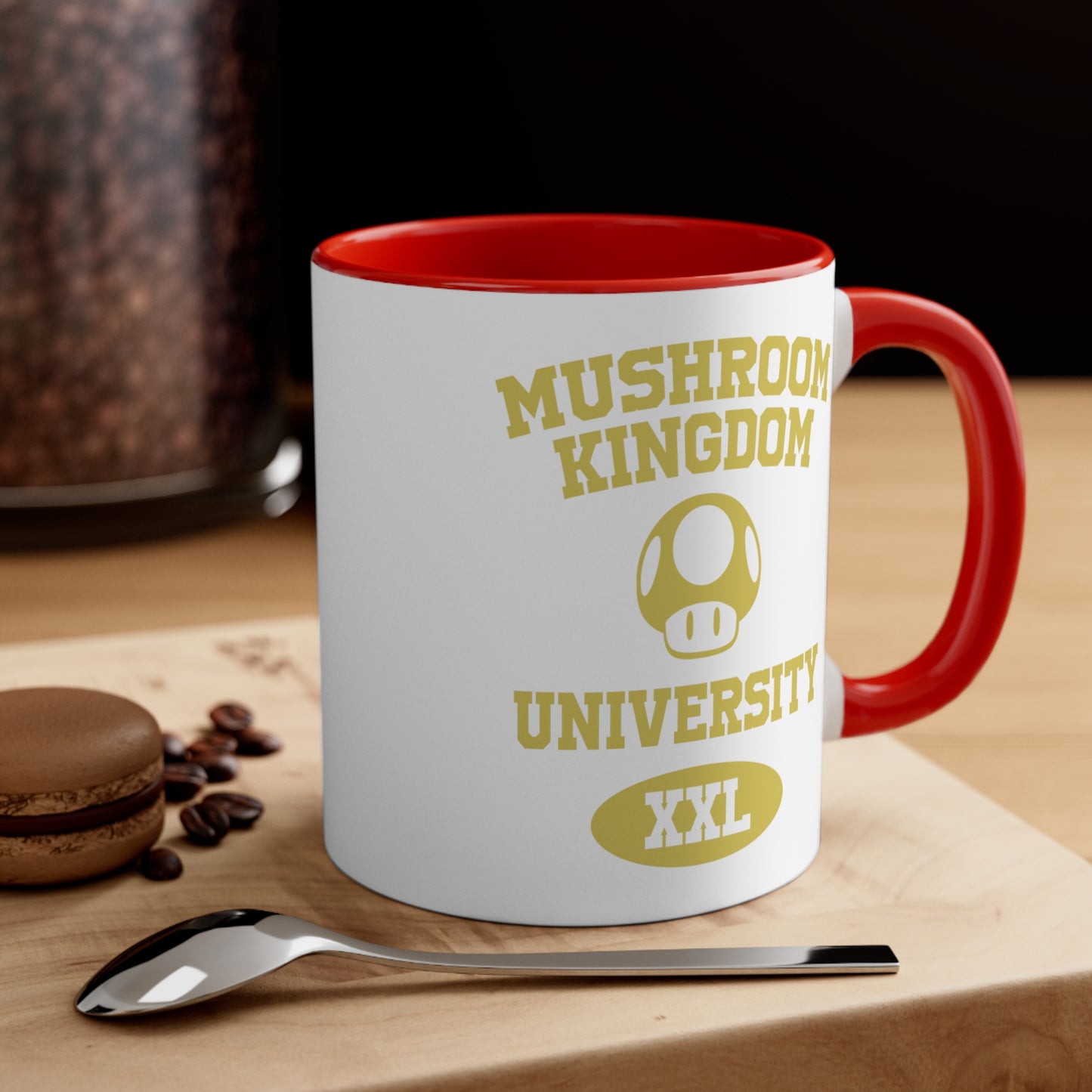 Mushroom Kingdom University Mug, 11oz