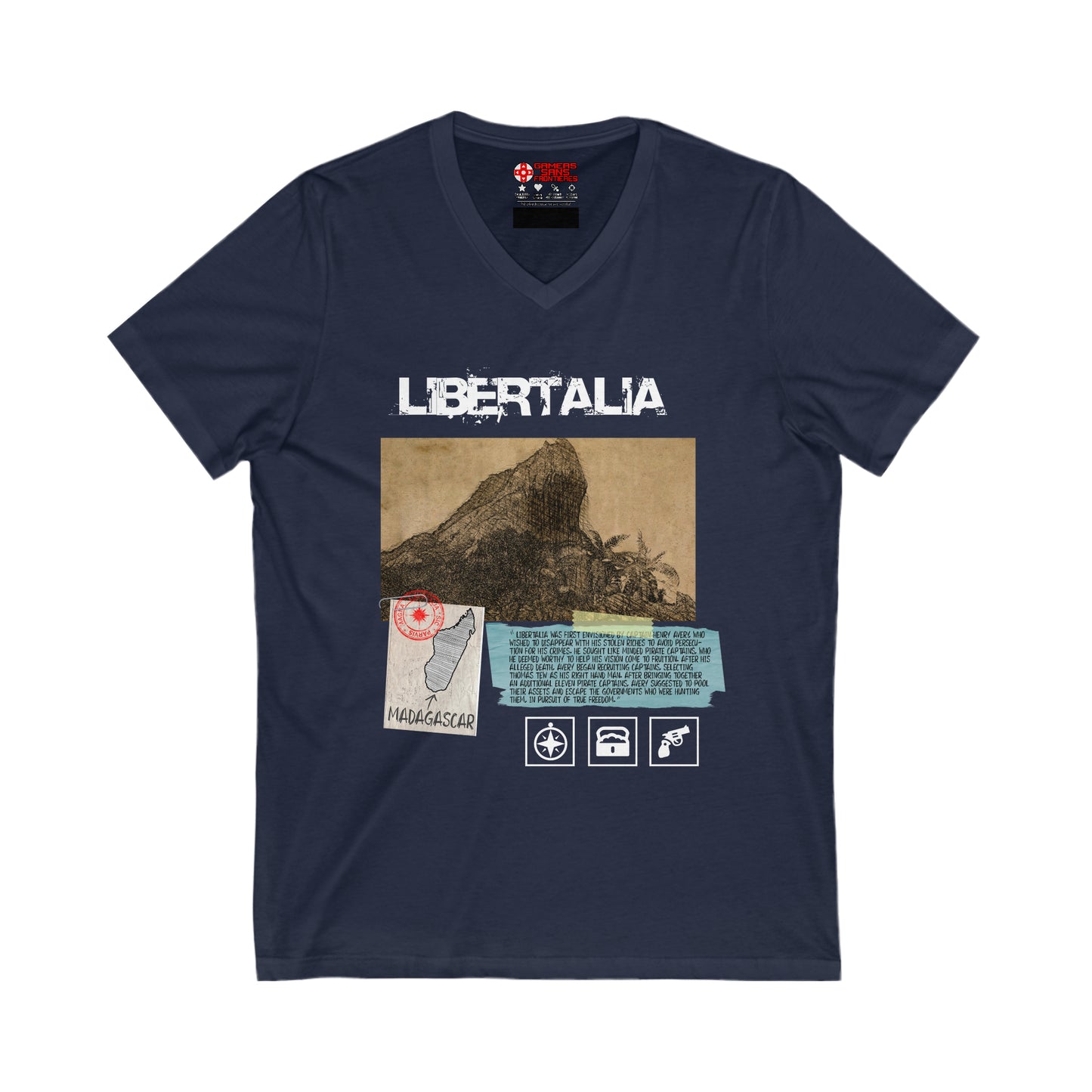 Uncharted Men's V Tee - Libertalia