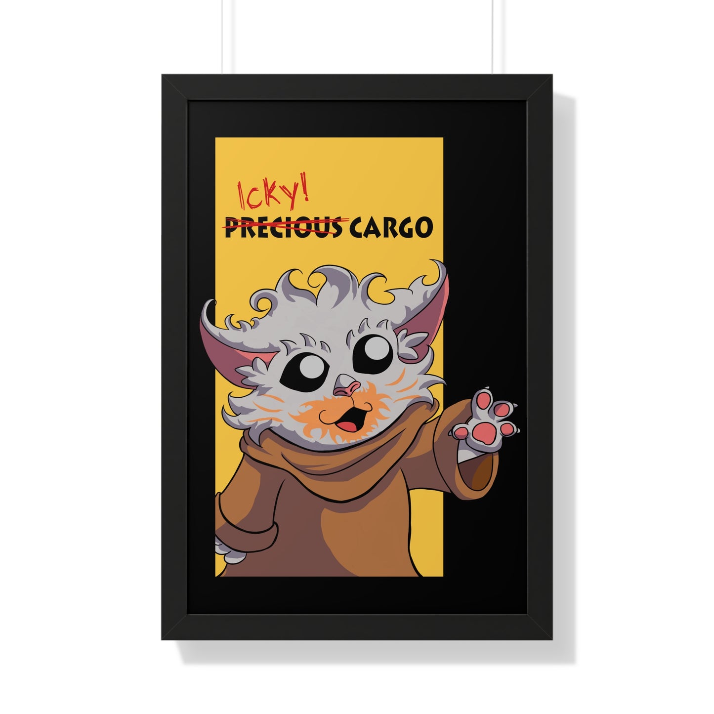 Icky Cargo Framed Poster - Wisp Campaign