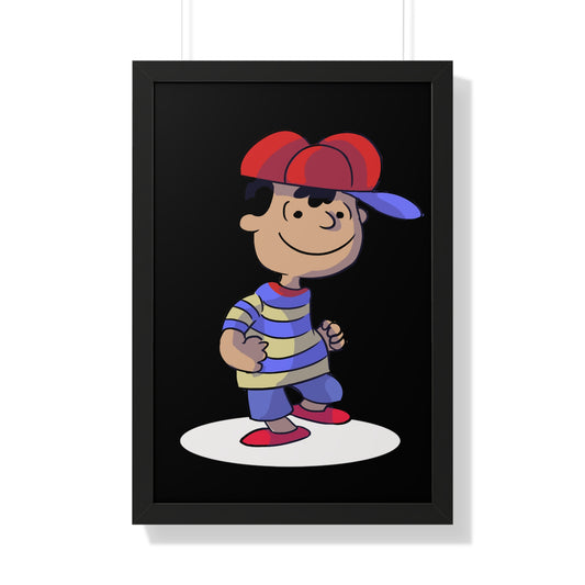EarthBound Framed Poster - Ness Brown Dance