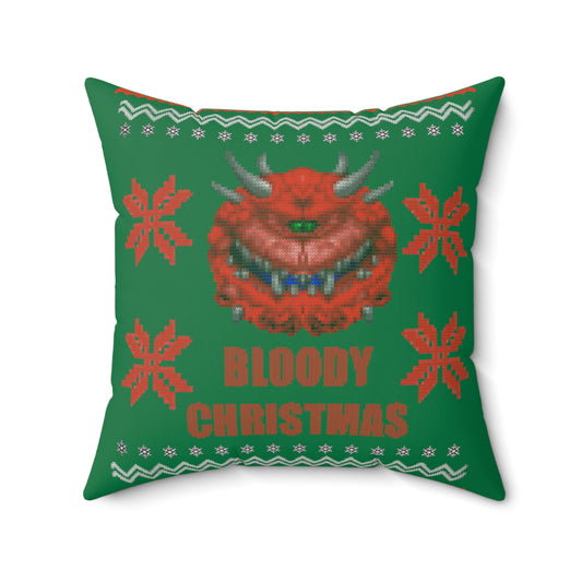 Christmas Pillow - Cacodemon