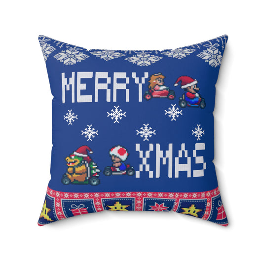 Christmas Pillow - Mario Kartmas