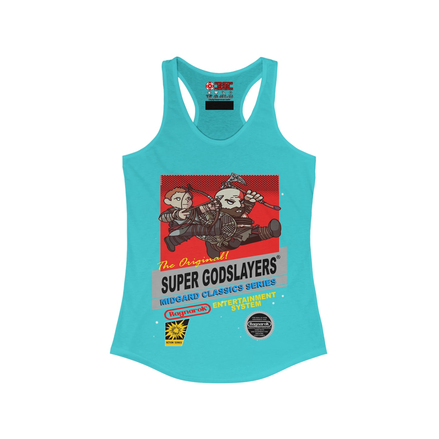 Women's Racerback Tank - Super GodSlayers