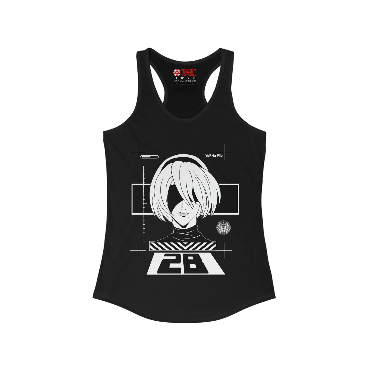 Women's Racerback Tank - 2B file