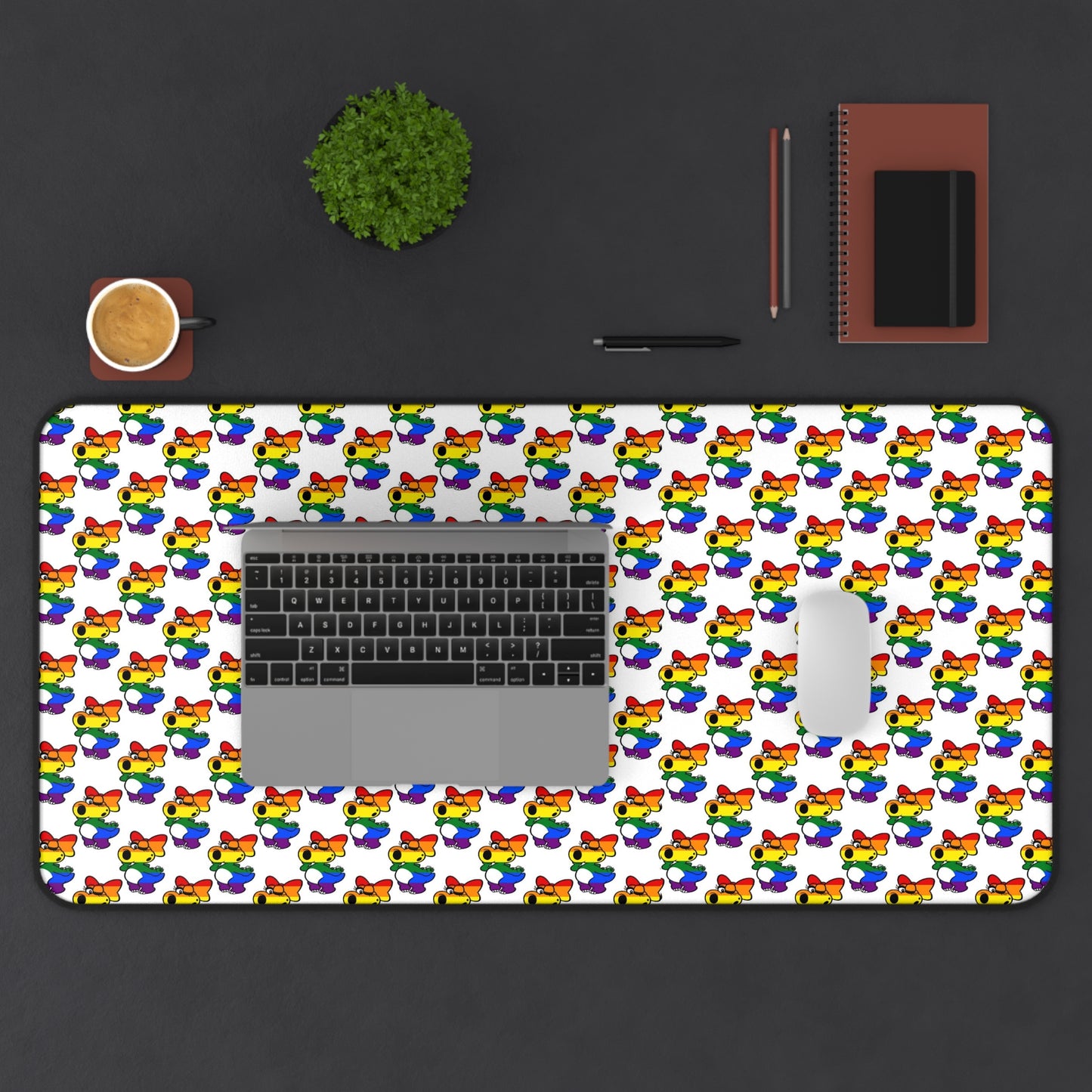 LGTBirdo Pattern Desk Mat