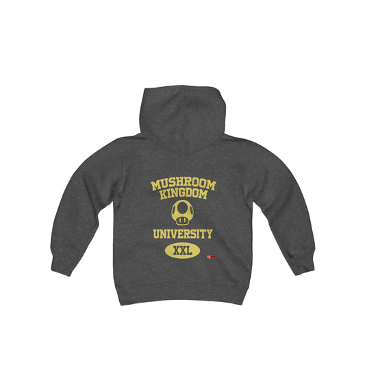 Mushroom Kingdom University Kids Hoodie