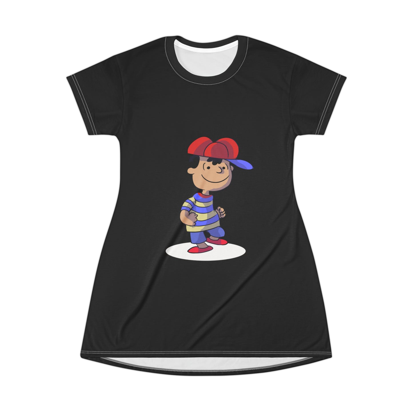 Ness Brown Dance Tee Dress