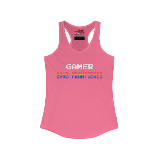 Gamers Sans Frontieres Women's Racerback Tank - LGTB+GSF