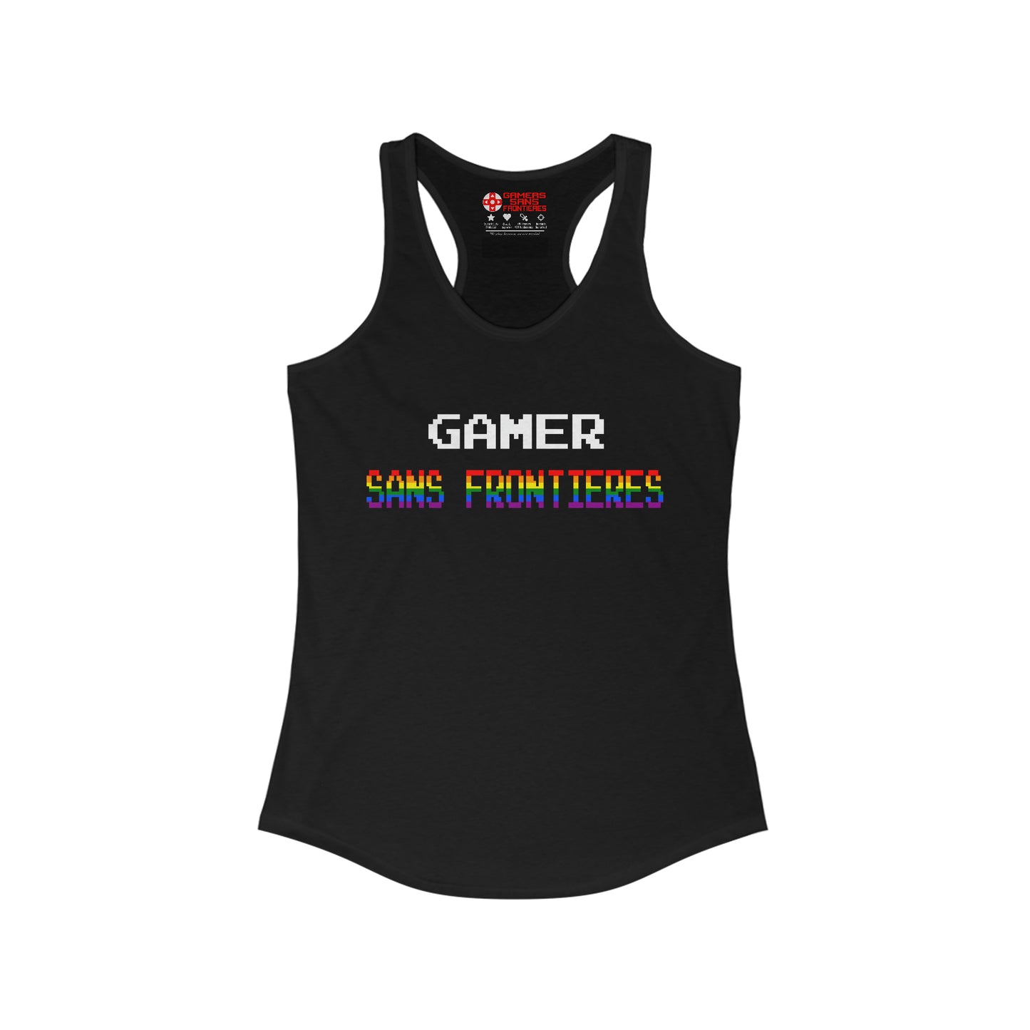Gamers Sans Frontieres Women's Racerback Tank - LGTB+GSF