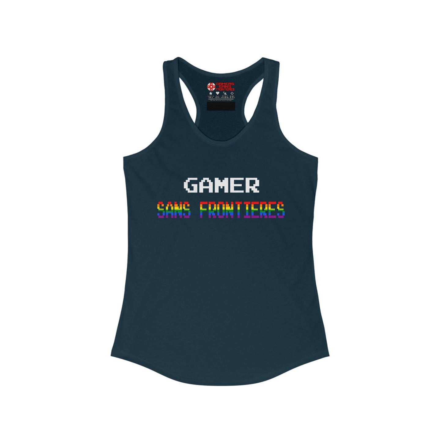 Gamers Sans Frontieres Women's Racerback Tank - LGTB+GSF