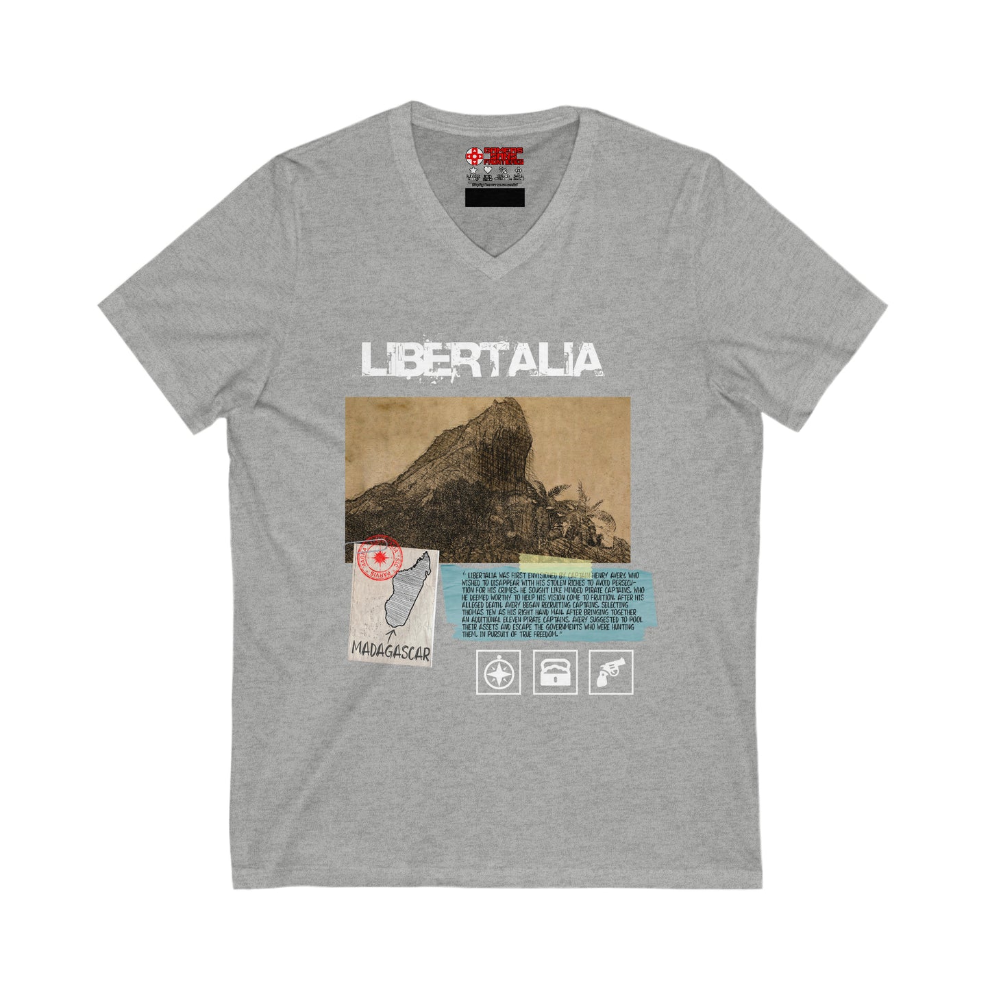 Uncharted Men's V Tee - Libertalia