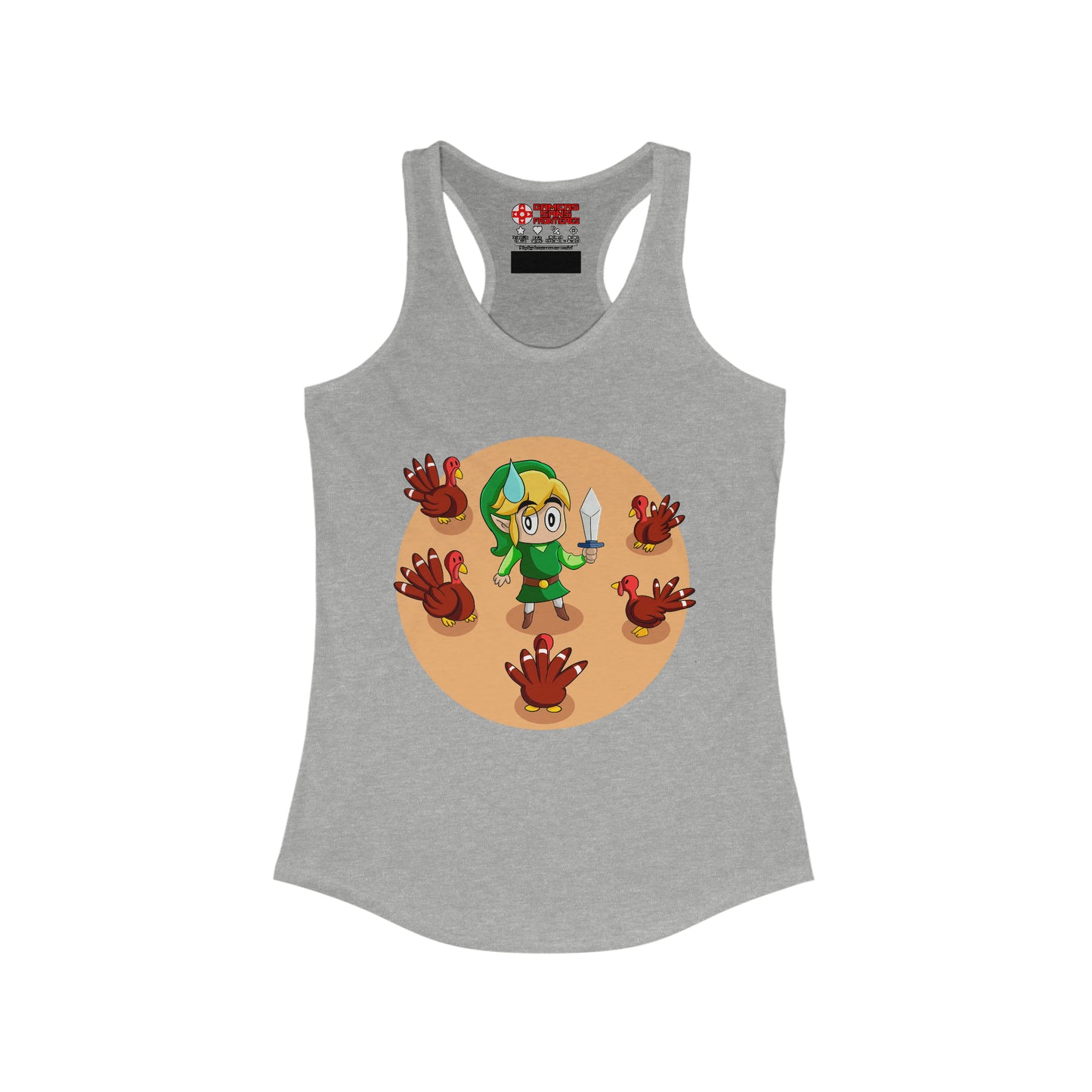 Women's Racerback Tank - The Legend of Gobble