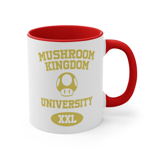 Mushroom Kingdom University Mug, 11oz