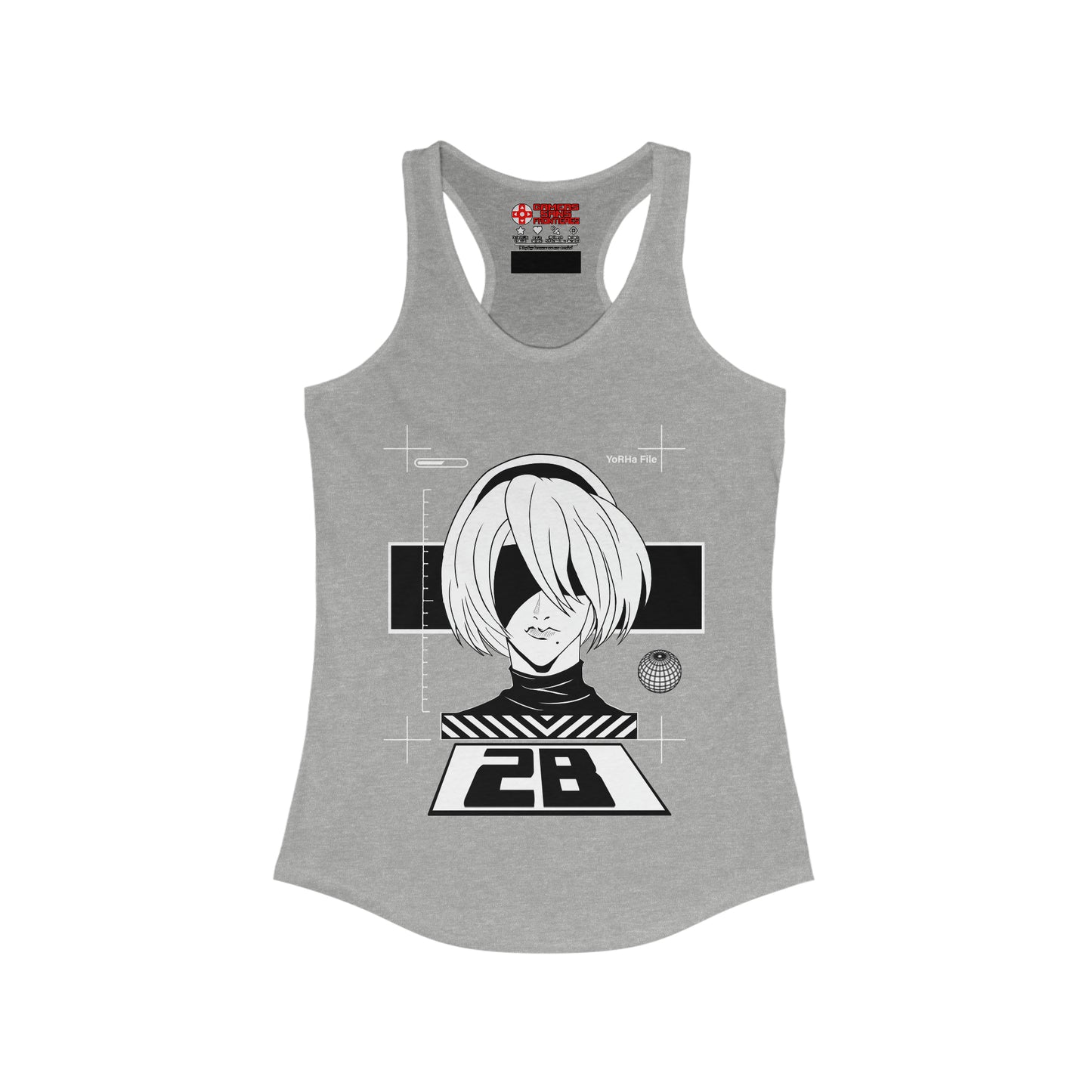 Women's Racerback Tank - 2B file