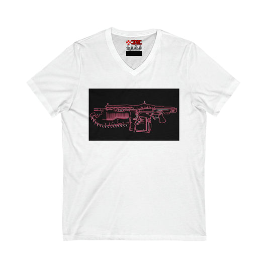 Gears Of War Men's V Tee - Neon Lancer
