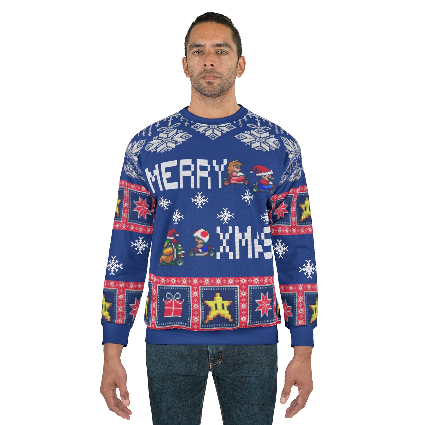 Christmas Sweatshirt - Mario Kartmas