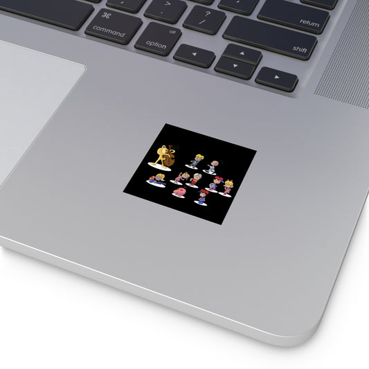 EarthBrown Dance Vinyl Stickers