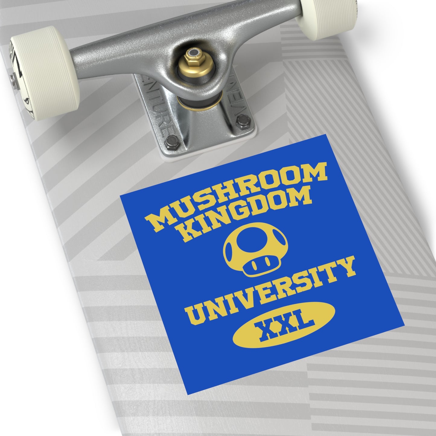 Mushroom Kingdom University Vinyl Sticker