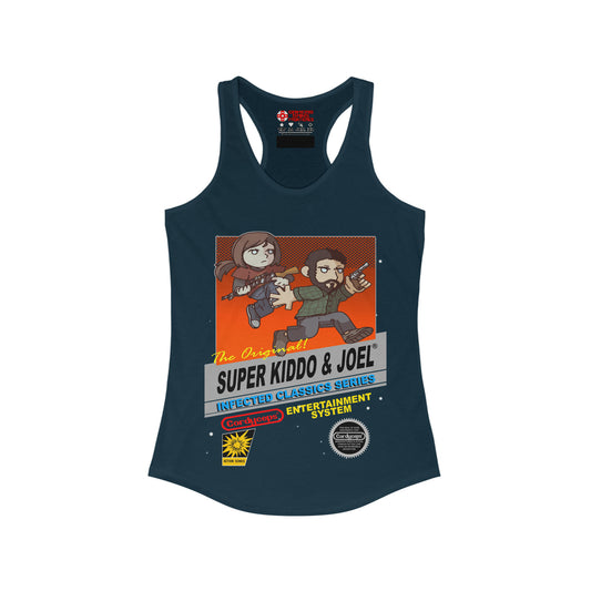Women's Racerback Tank - Super Kiddo & Joel