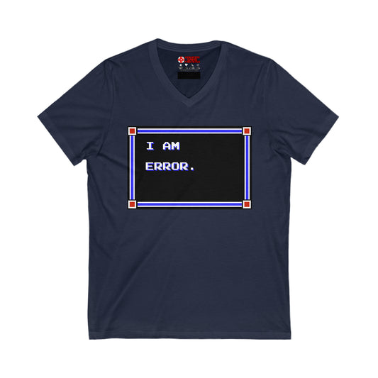 Men's V Tee - I Am Error