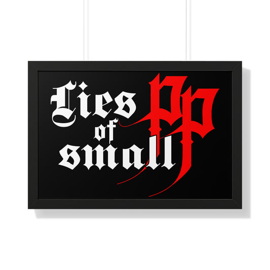 Lies of P Framed Poster - Lies of Small PP