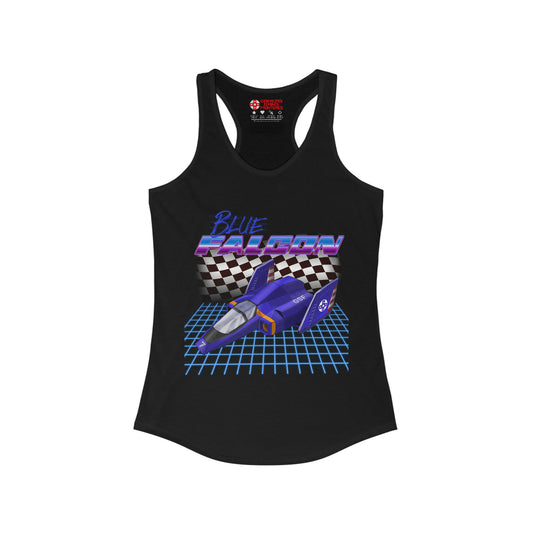 Women's Racerback Tank - Blue Falcon