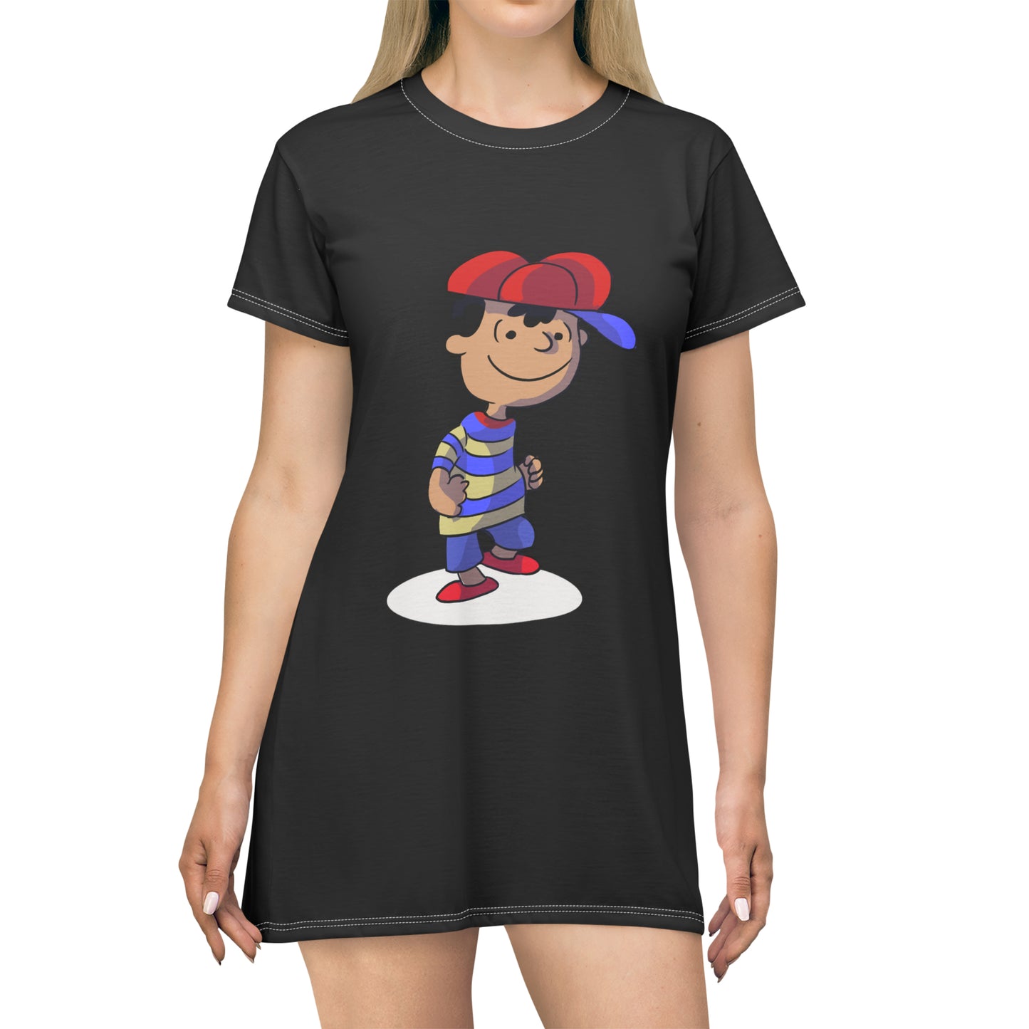 Ness Brown Dance Tee Dress