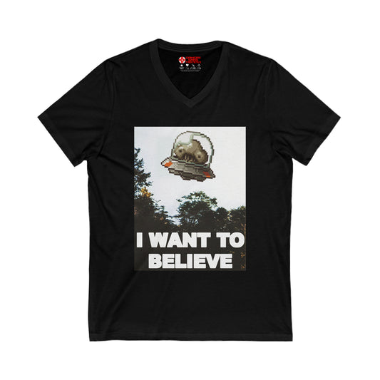 Metal Slug Men's V Tee - I Want to Believe